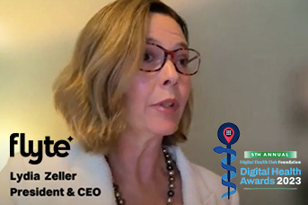 Lydia Zeller, President & CEO, Flyte; Flyte selected as finalist in Rising Star - Women's Health, Digital Health Hub Foundation 2023 Awards