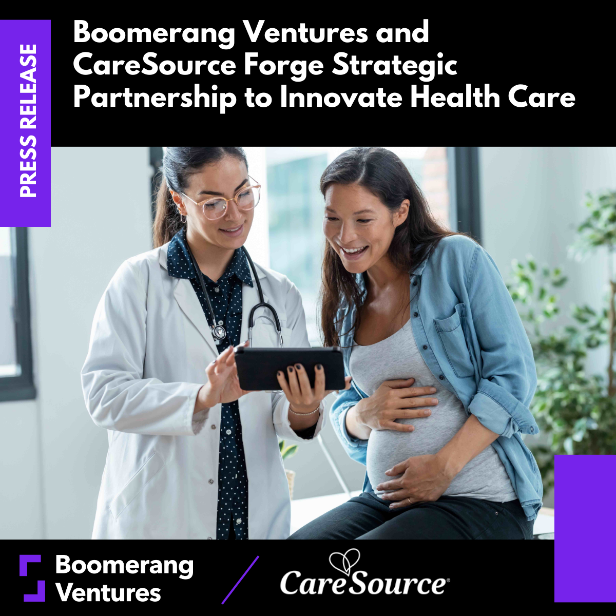 Press Release: Boomerang Ventures and CareSource forge strategic partnership to innovate health care
