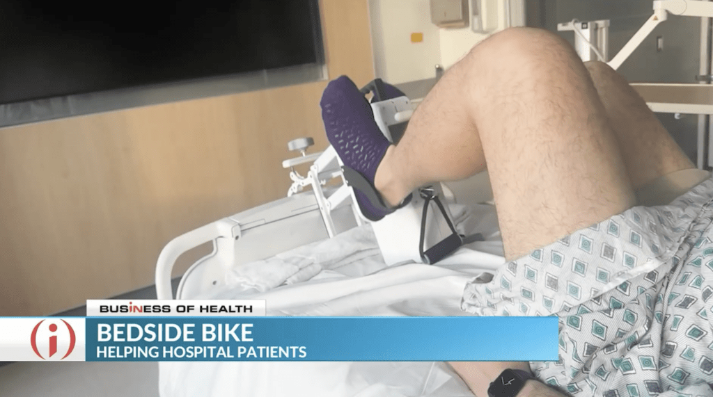 Inside Indiana Business: Bedside Bike creators hope to help hospital patients